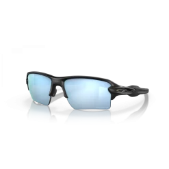 Oakley Flak 2.0 XL Solbriller - Prizm Deep Water Polarized Lenses - Matte Black Frame