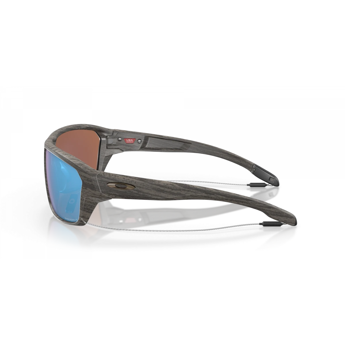 Oakley Split Shot Solbriller - Prizm Deep Water Polarized Lenses - Woodgrain Frame 2 Oakley Split Shot Solbriller - Prizm Deep Water Polarized Lenses - Woodgrain Frame - Billede 2