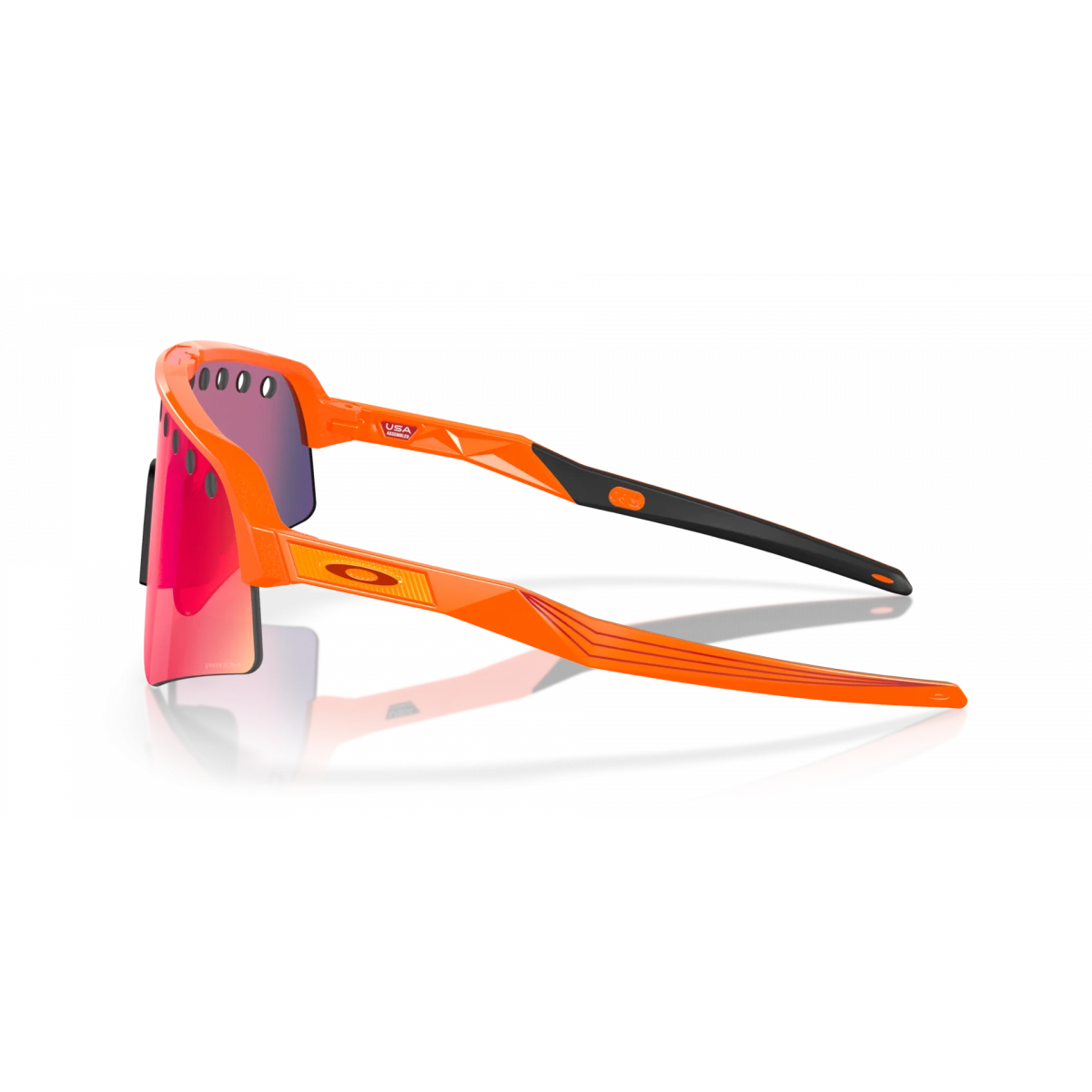 Oakley Sutro Lite Sweep Mathieu Van Der Poel Solbriller - Prizm Road Lenses - Orange Sparkle Frame 2 Oakley Sutro Lite Sweep Mathieu Van Der Poel Solbriller - Prizm Road Lenses - Orange Sparkle Frame - Billede 2