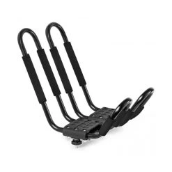 Hofde Q Høfde Q Justerbar Tagbøjle Kajak Rack Sort