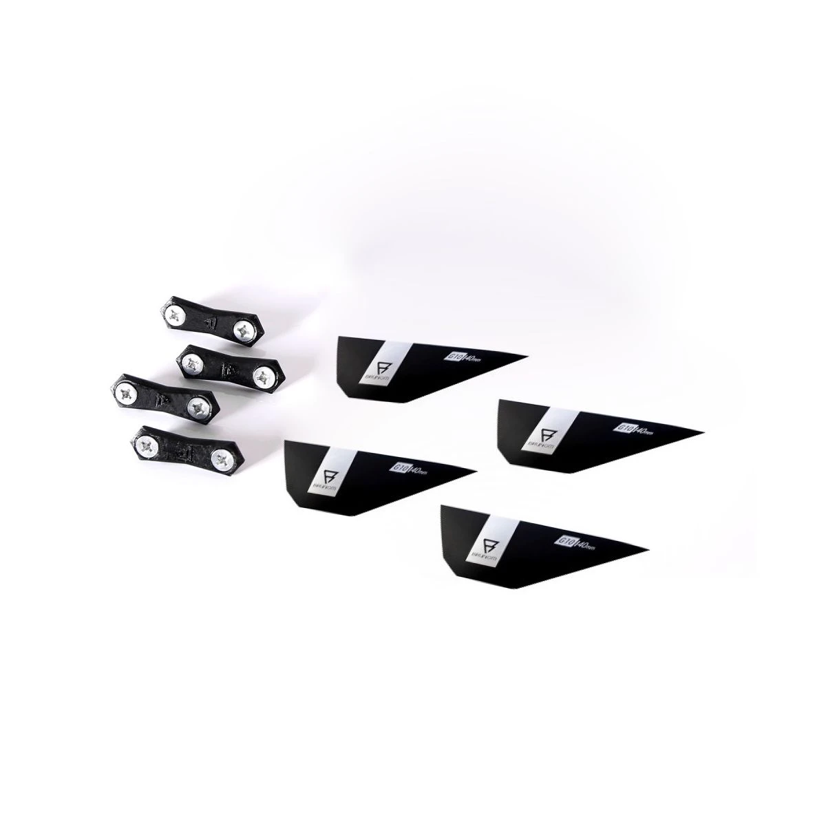 Brunotti Kitesurfing G10 Twintip Finner Sæt Af 4 1 Brunotti Kitesurfing G10 Twintip Finner Sæt Af 4