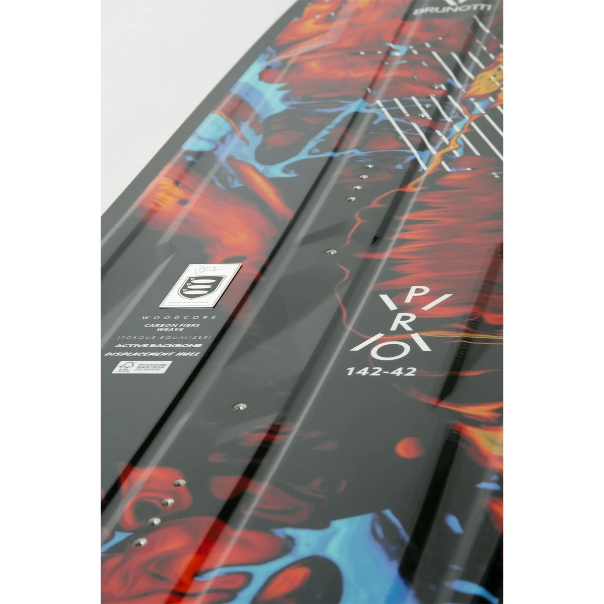 Brunotti ProX Twintip Kiteboard M G10 Finner 5 Brunotti ProX Twintip Kiteboard M G10 Finner - Billede 5