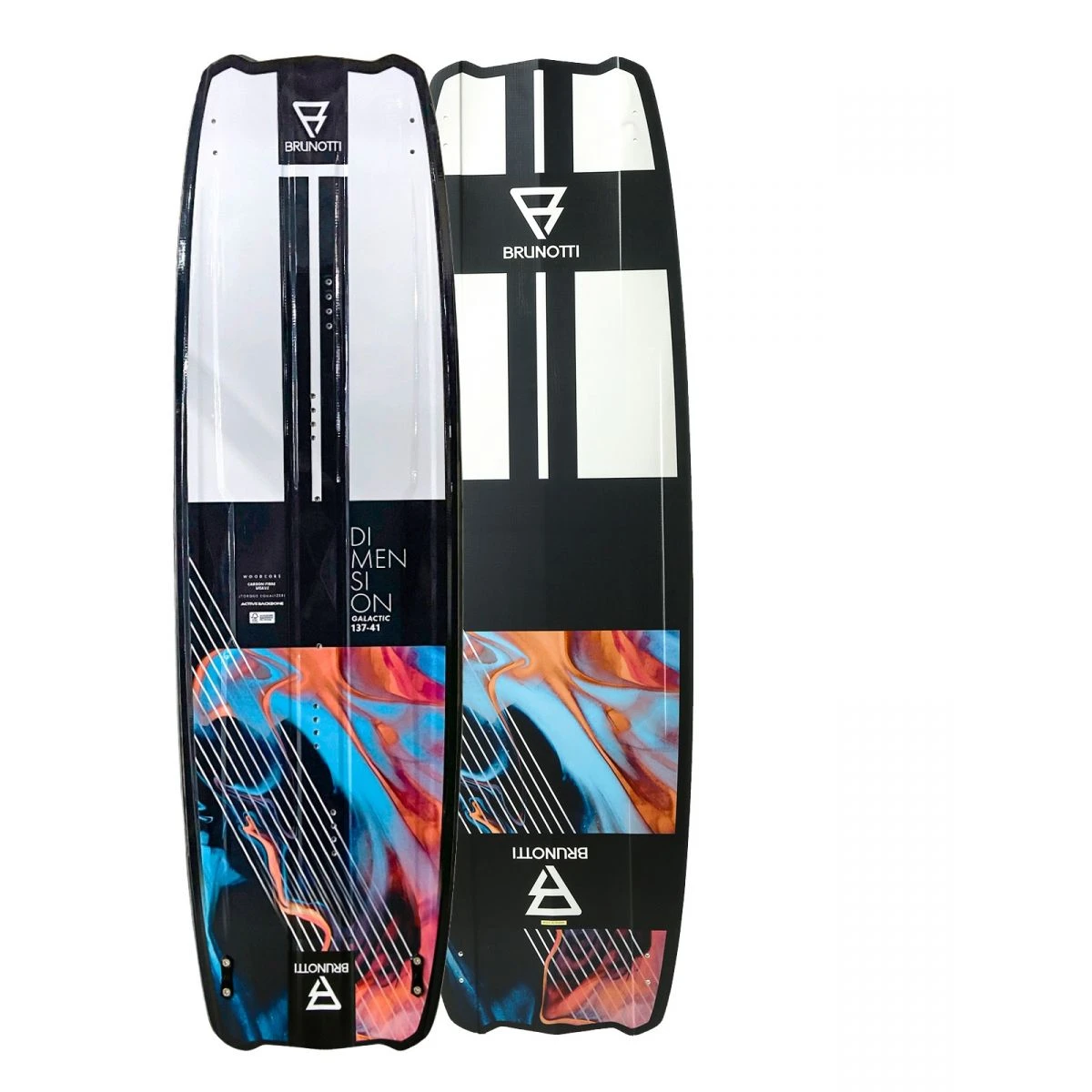 Brunotti Dimension Galatic Twintip Kiteboard M G10 Finner 1 Brunotti Dimension Galatic Twintip Kiteboard M G10 Finner