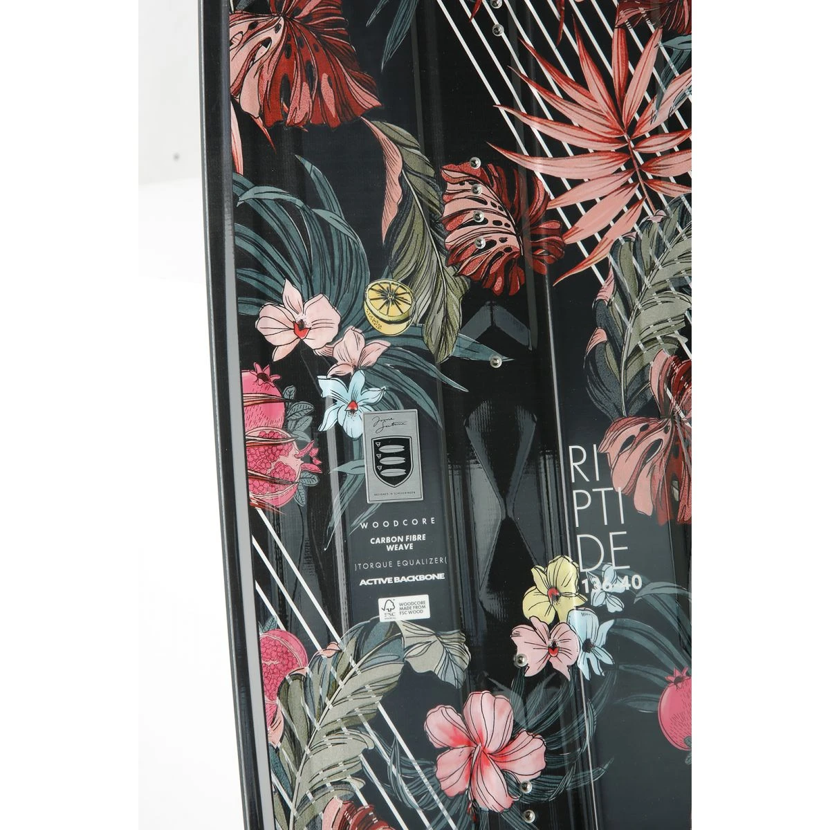 Brunotti Riptide Blossom Twintip Kiteboard M G10 Finner - Dame 3 Brunotti Riptide Blossom Twintip Kiteboard M G10 Finner - Dame - Billede 3