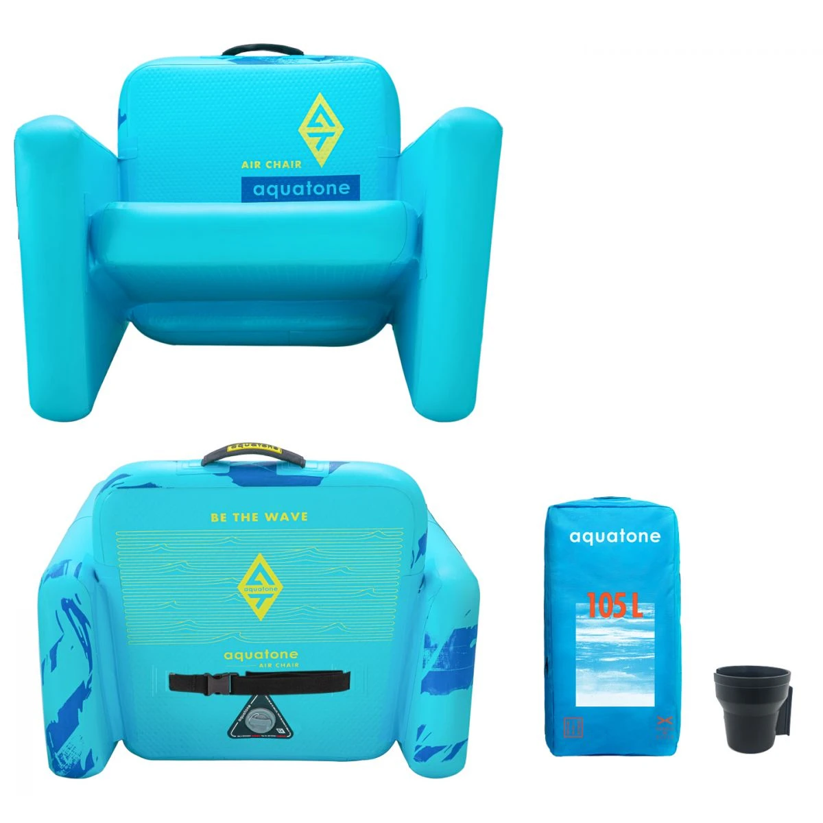 Aquatone Air Chair Oppustelig Strandstol 2 Aquatone Air Chair Oppustelig Strandstol - Billede 2