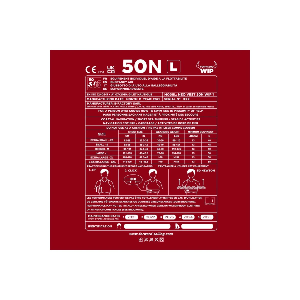 WIP Flow Neo Vest 50N 2 WIP Flow Neo Vest 50N - Billede 2