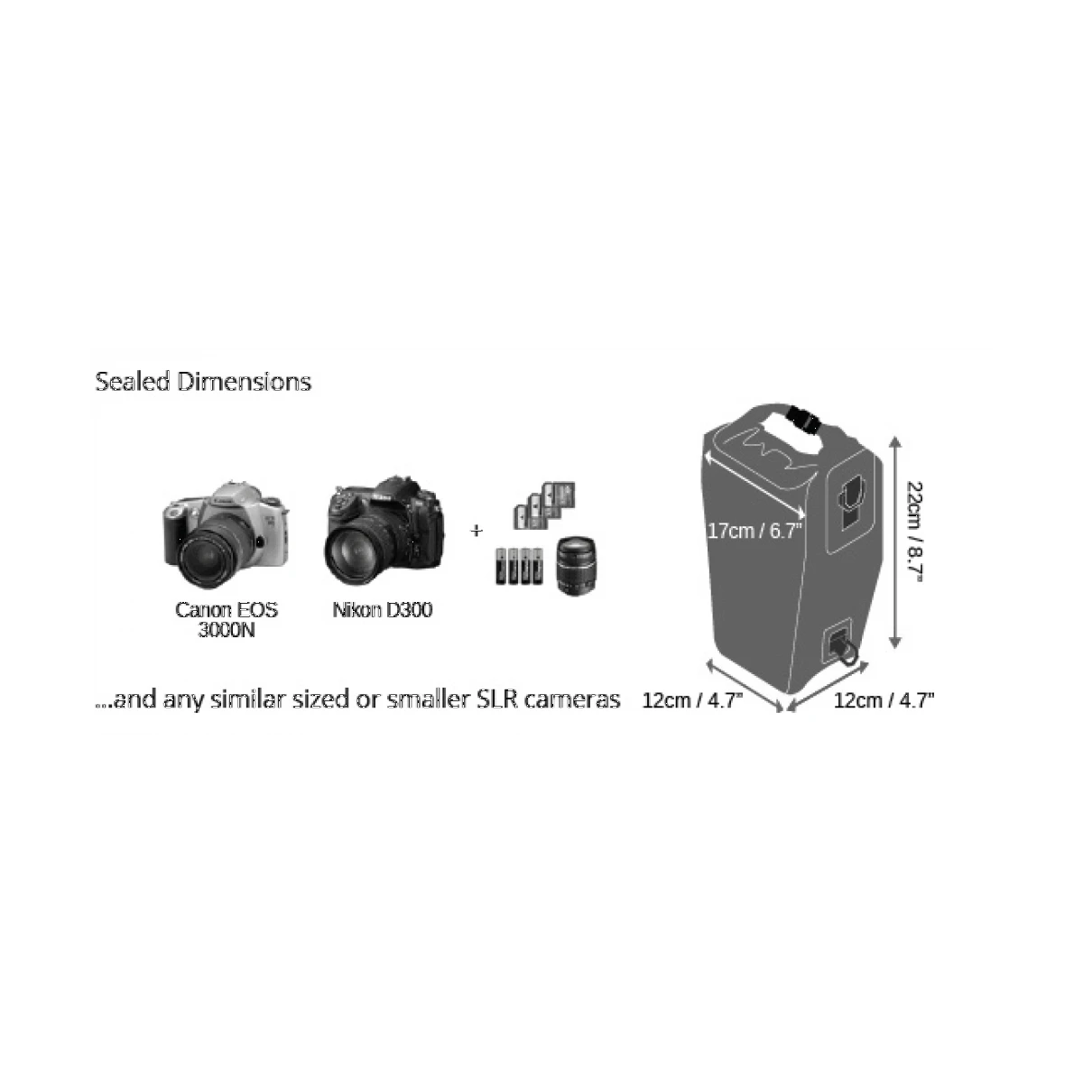 Overboard Vandtæt Spejlrefleks Kamera Taske 7 Liter 6 Overboard Vandtæt Spejlrefleks Kamera Taske 7 Liter - Billede 6