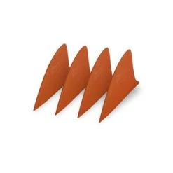 Brunotti Kitesurfing PC Twintip Finner, Sæt Af 4