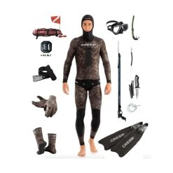 Komplet Cressi Elite Undervandsjagt Pakke