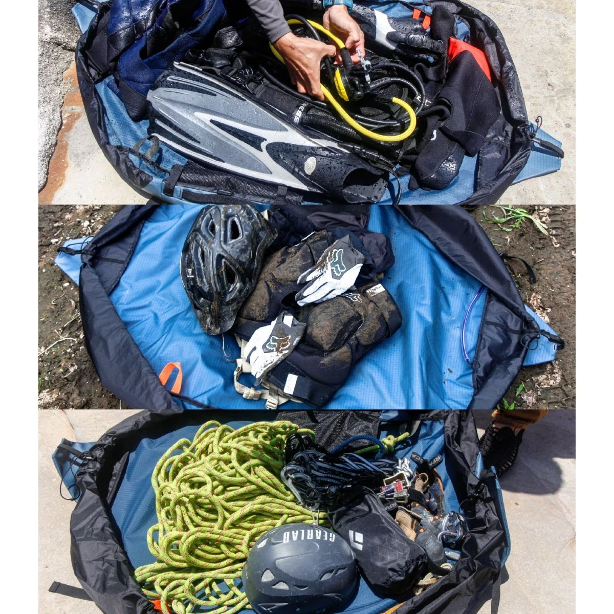 Gearlab Gear Wrap Taske Rygsæk - Mystic Blue 4 Gearlab Gear Wrap Taske Rygsæk - Mystic Blue - Billede 4