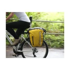 Overboard Vandtæt Cykeltaske 17 Liter -CRESSI SHOP ob1159blk overboard waterproof bike pannier bag black 17 litres 04 1000x