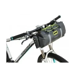 Overboard Vandtæt Velodry Styr Taske - 10L -CRESSI SHOP ob1195gry overboard waterproof technical velodry handlebar tube grey 10 litres 04 700x