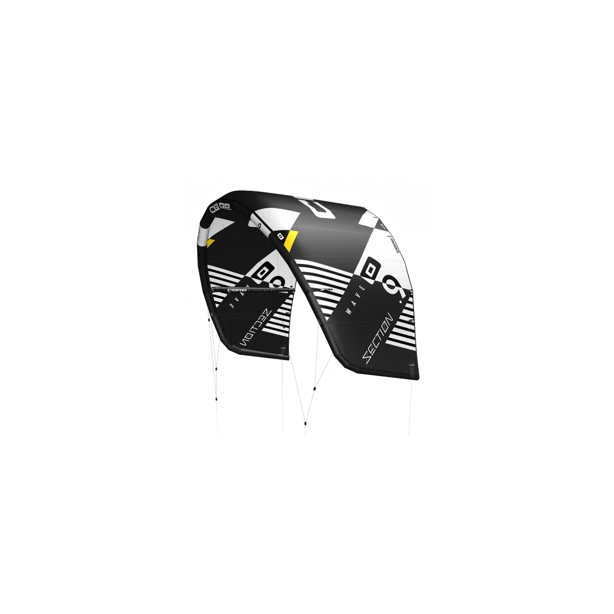 Core Kites Core Section3 Wave Kite - 9kvm - KUN 1 Stk. 1 Core Kites Core Section3 Wave Kite - 9kvm - KUN 1 Stk.