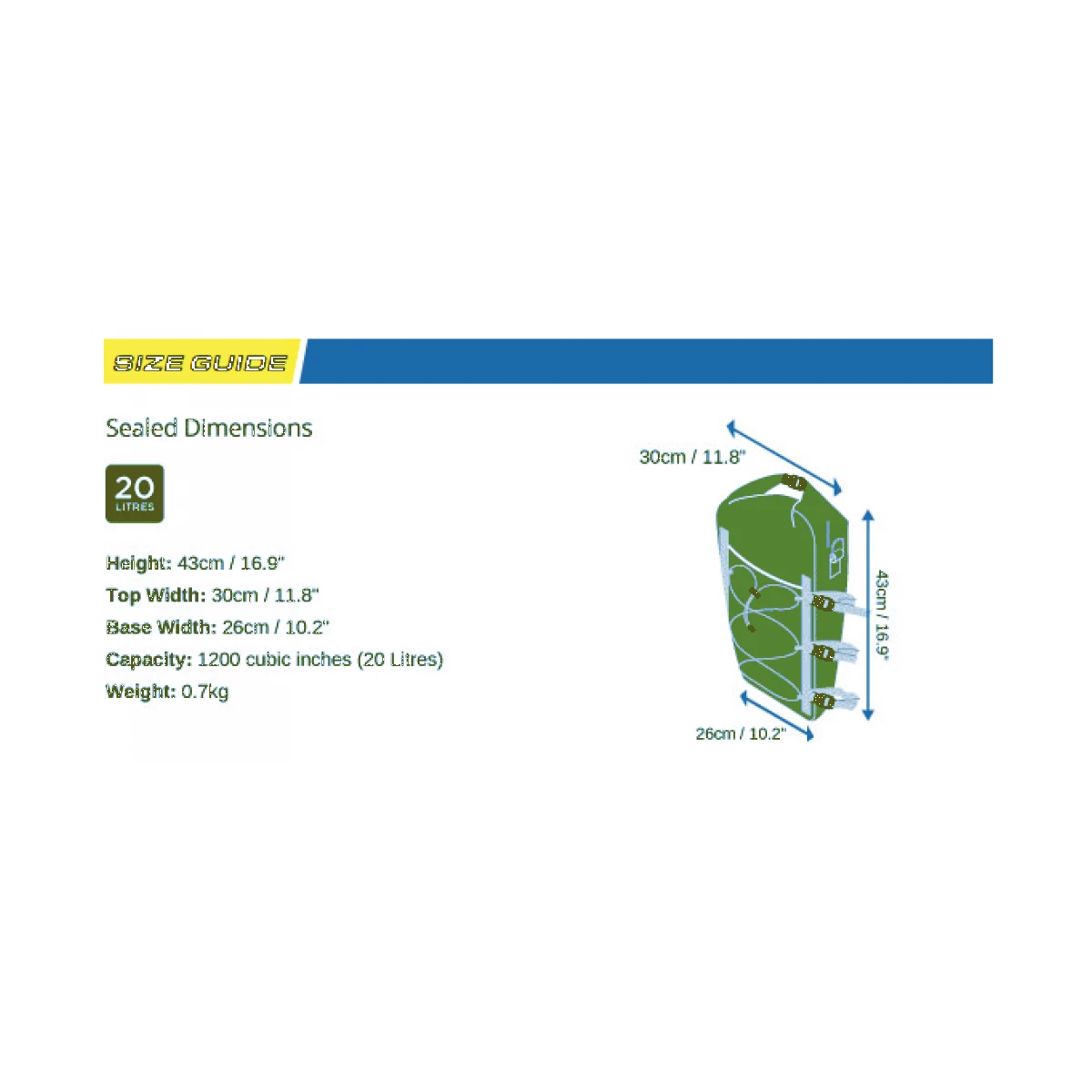 Overboard Deck Bag Dækstaske 20L 3 Overboard Deck Bag Dækstaske 20L - Billede 3