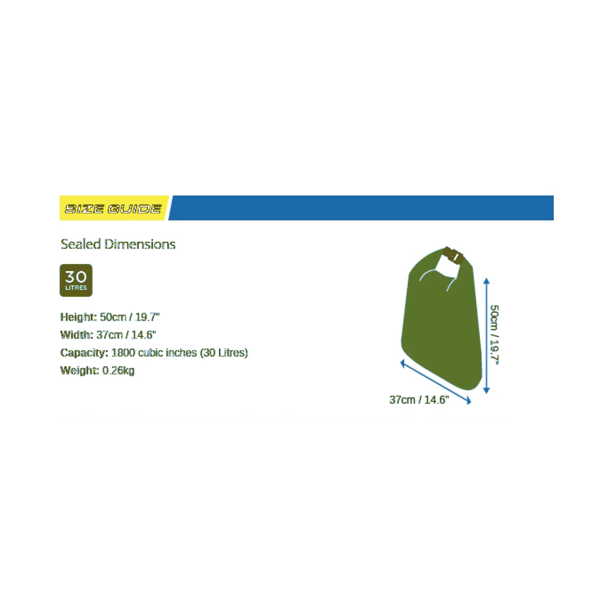 Overboard Flad Drybag 30 Liter 6 Overboard Flad Drybag 30 Liter - Billede 6