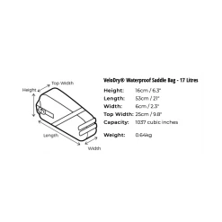 Overboard Vandtæt Velodry Sadeltaske - 17L -CRESSI SHOP sk rmbillede 2021 04 26 kl. 10.14.44 1