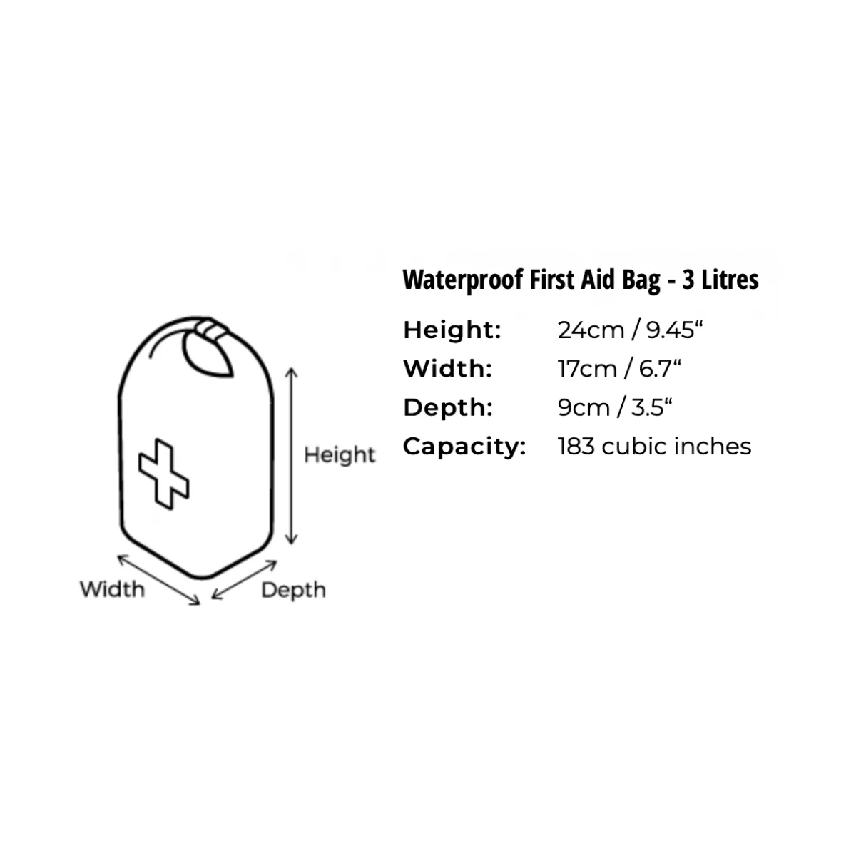 Overboard Vandtæt First Aid Førstehjælp Pose 8 Overboard Vandtæt First Aid Førstehjælp Pose - Billede 8
