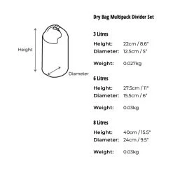 Overboard Vandtæt Dry Bag Sæt - 3L + 6L + 8L -CRESSI SHOP sk rmbillede 2021 04 26 kl. 13.14.50
