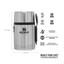 Stanley Stainless All-in-One Food Jar -CRESSI SHOP stanley onefoodjar0.53l 0x