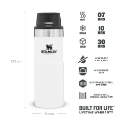 Stanley Classic 2.0 One Hand Vacuum Mug - Thermokrus -CRESSI SHOP stanley thetrigger a