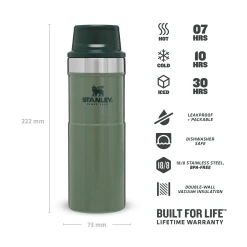 Stanley Classic 2.0 One Hand Vacuum Mug - Thermokrus 6 Stanley Classic 2.0 One Hand Vacuum Mug - Thermokrus -CRESSI SHOP stanley thetrigger actiontravel