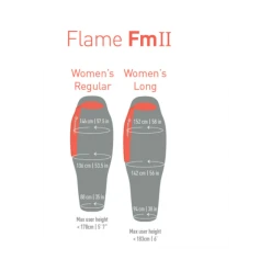 Sea To Summit Flame FMII Regular Venstre Zip 5 Sea To Summit Flame FMII Regular Venstre Zip -CRESSI SHOP stsflame