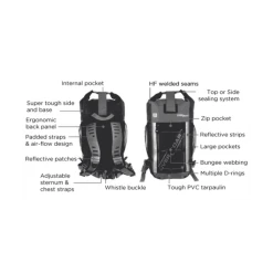 Overboard Vandtæt 20l Pro Sports Rygsæk 14 Overboard Vandtæt 20l Pro Sports Rygsæk -CRESSI SHOP udklip 2 2